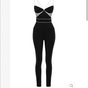 Heiress Beverly Hills diamante Jumpsuit